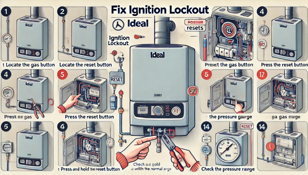 How to fix ignition lockout on Ideal boiler