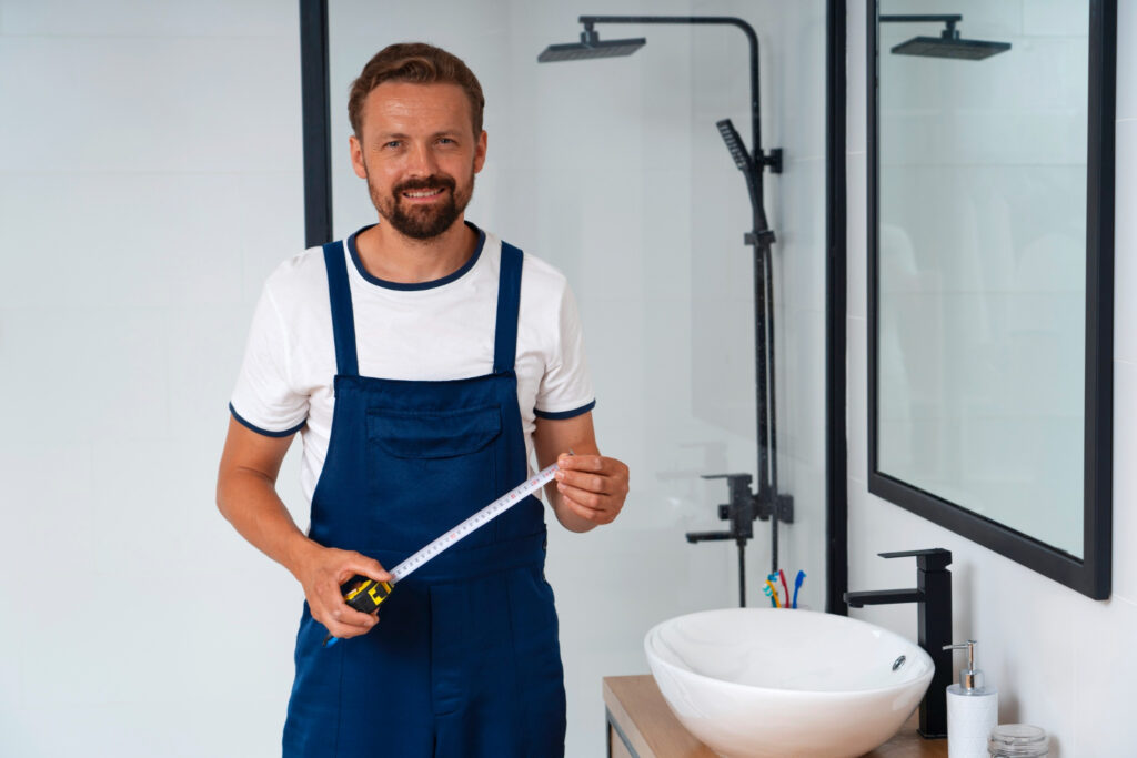mixer shower installation